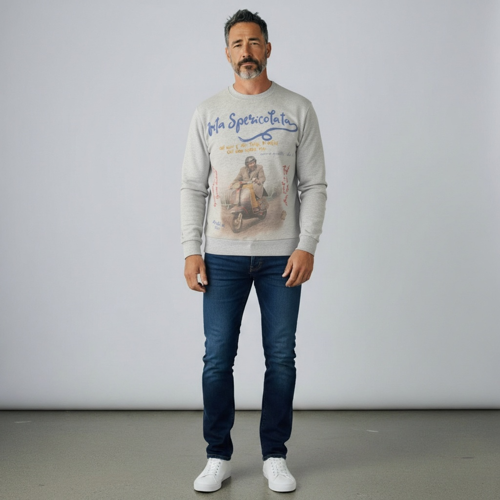 Sweater  Grey Vita Spericolata Reversible