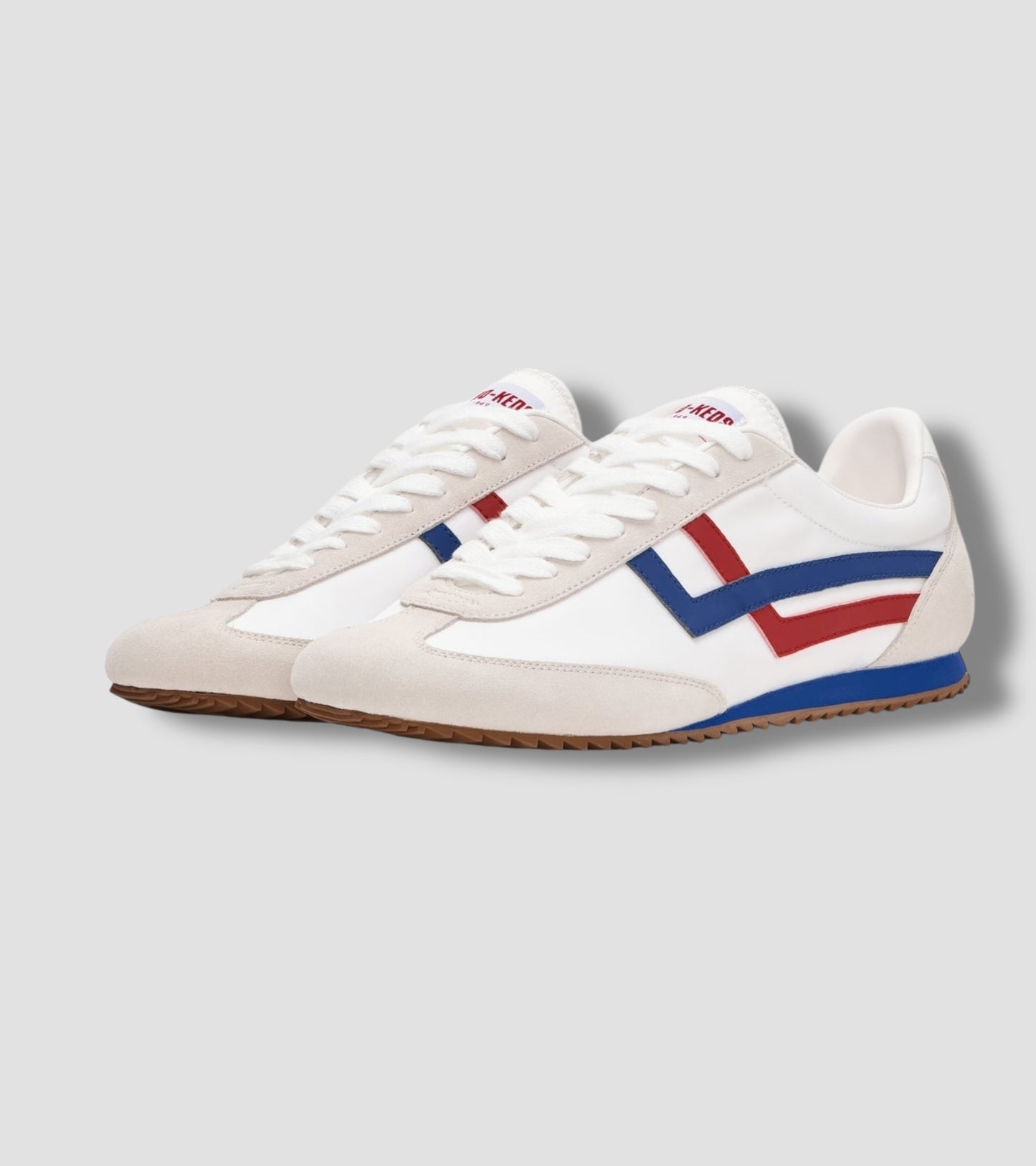 Sneakers Racer 77 White Red and Navy