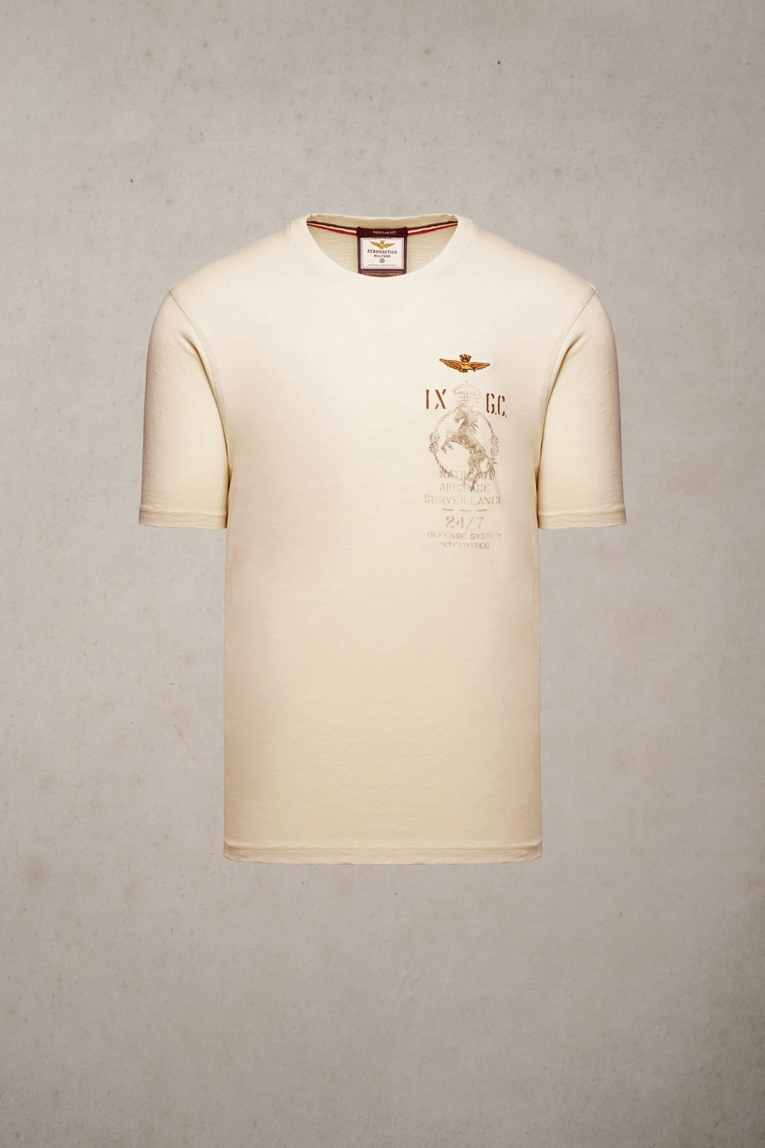 Cotton T-shirt IX Fighter Group Ice - Vaturi