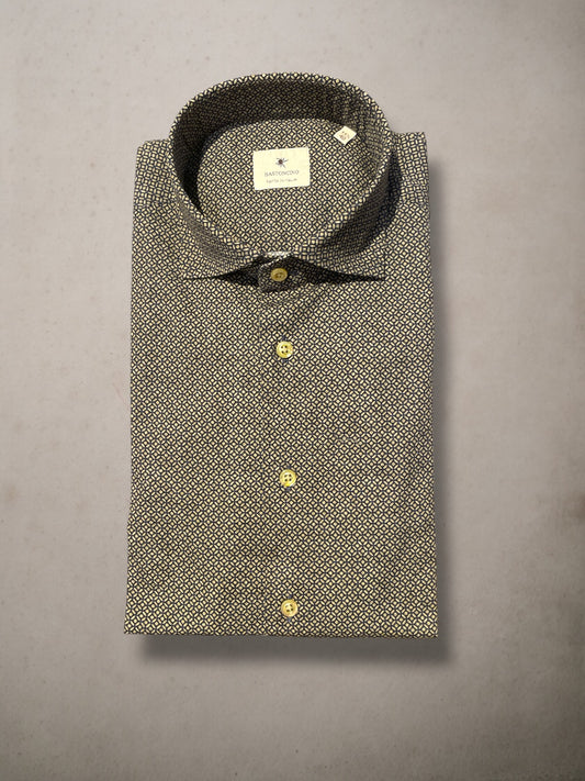 Brown Micro Drawing Shirt