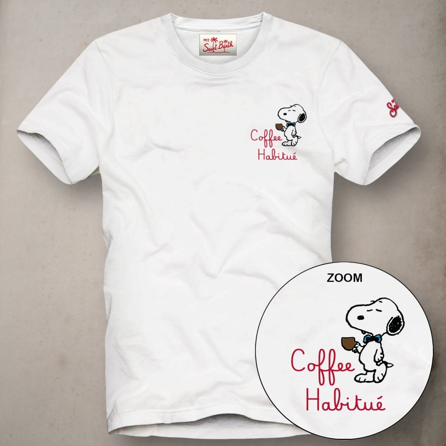 T-Shirt  Snoopy Coffee Habitué - Vaturi