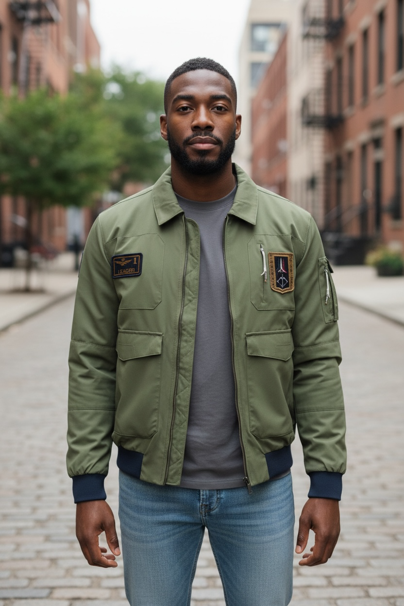 Iconic Jacket Frecce Lichen  Green - Vaturi