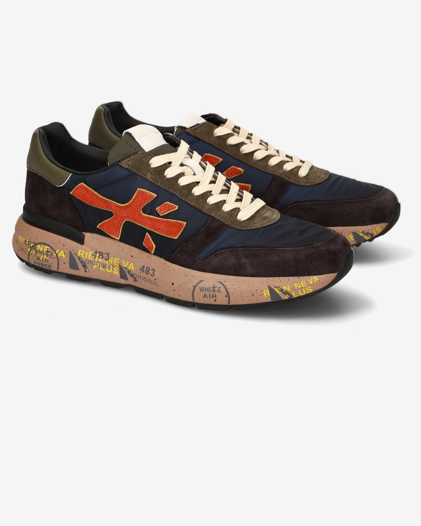 Sneakers Mick 7721 Dark Blue/Dark Brown