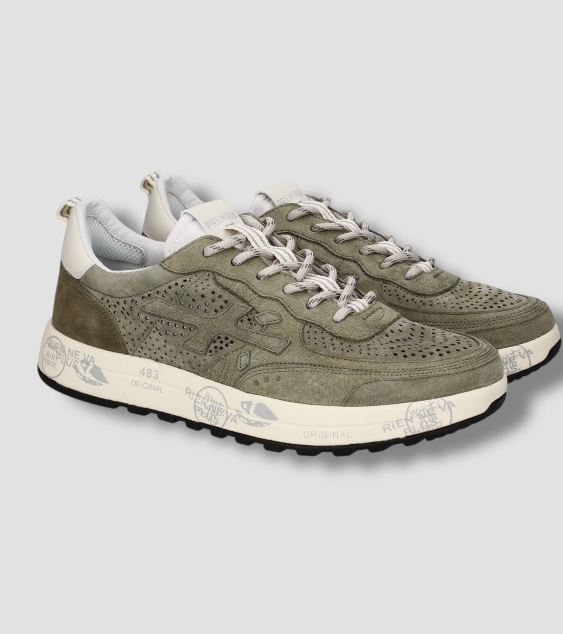 Sneakers Nous 8290 Sage Green - Vaturi