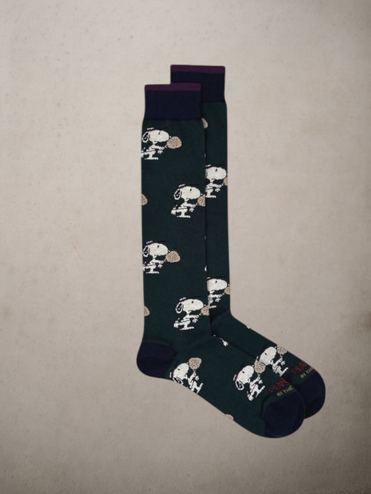 Calzini Snoopy Caddy Verde Militare