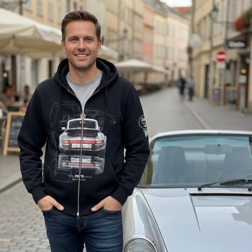 Sweatshirt  Black Carrera  Silver