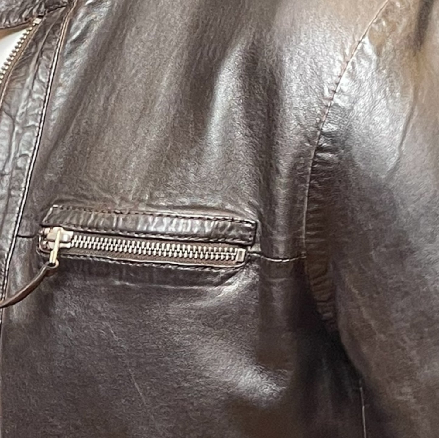 Brown Biker Stright