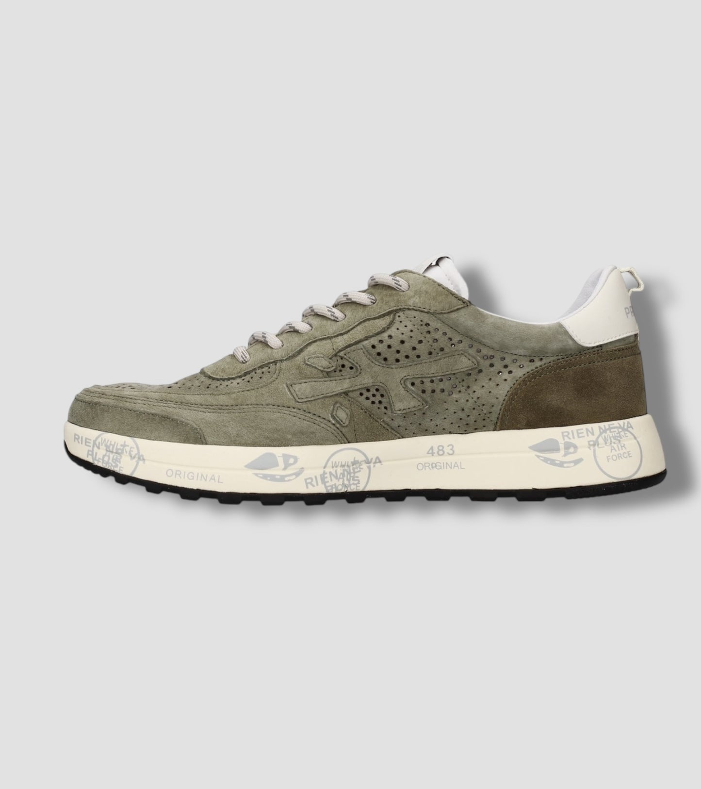 Sneakers Nous 8290 Sage Green - Vaturi