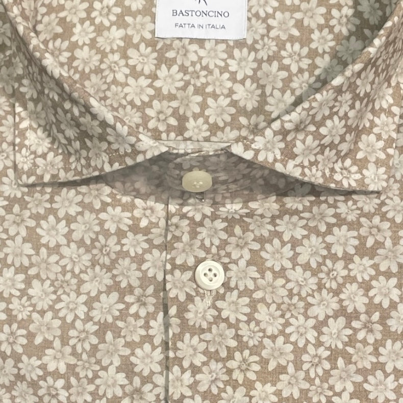 Linen Shirt Daisy Beige - Vaturi