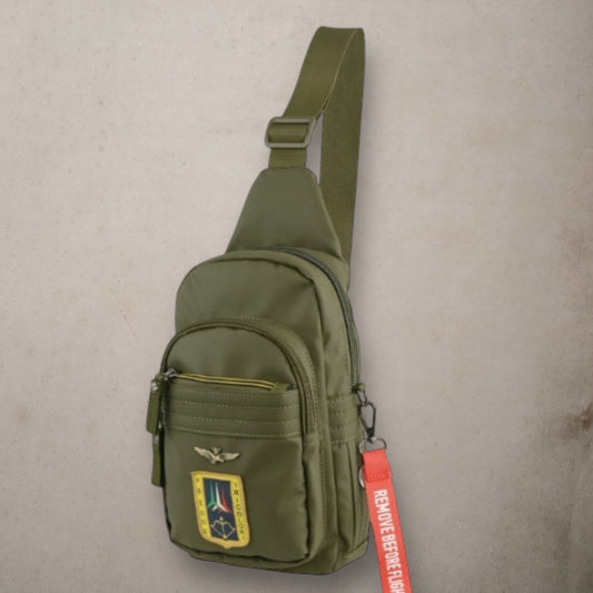 Zaino Monospalla Frecce  Verde - Vaturi