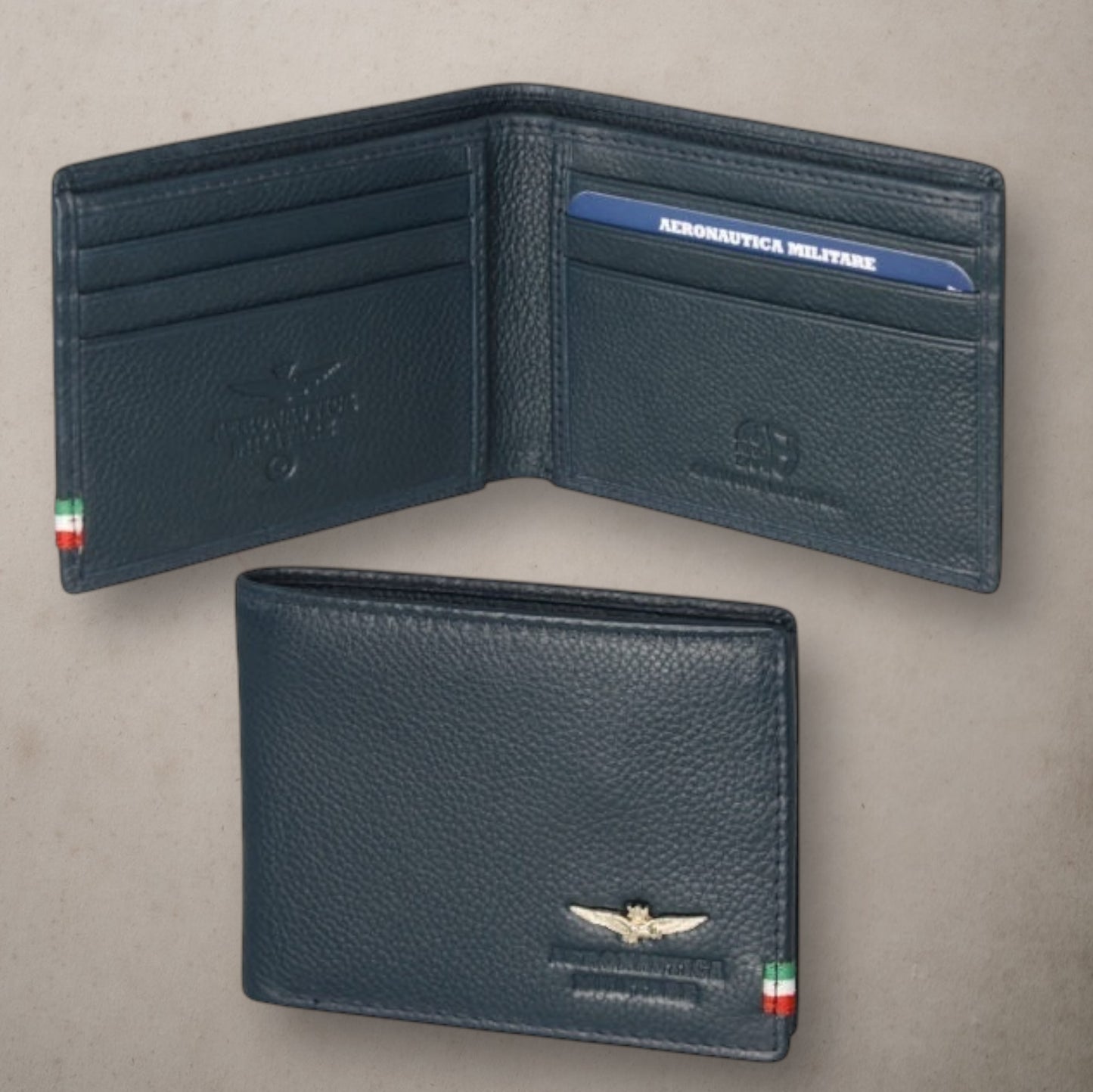 Aeronautica  Black Wallet