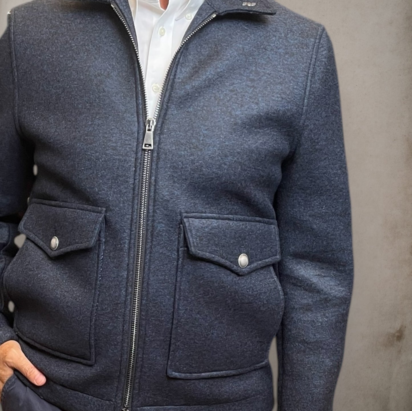 Navy Jacket 4 Pocket