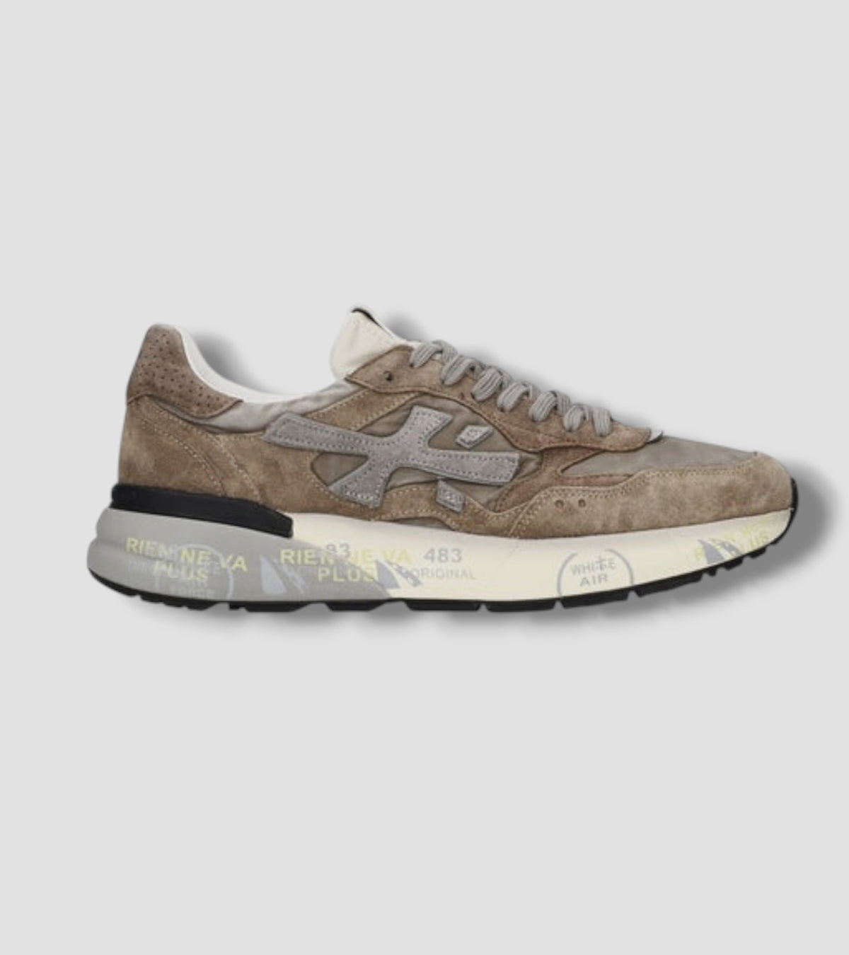 Sneakers Mick 0.1 8437 Beige and Taupe