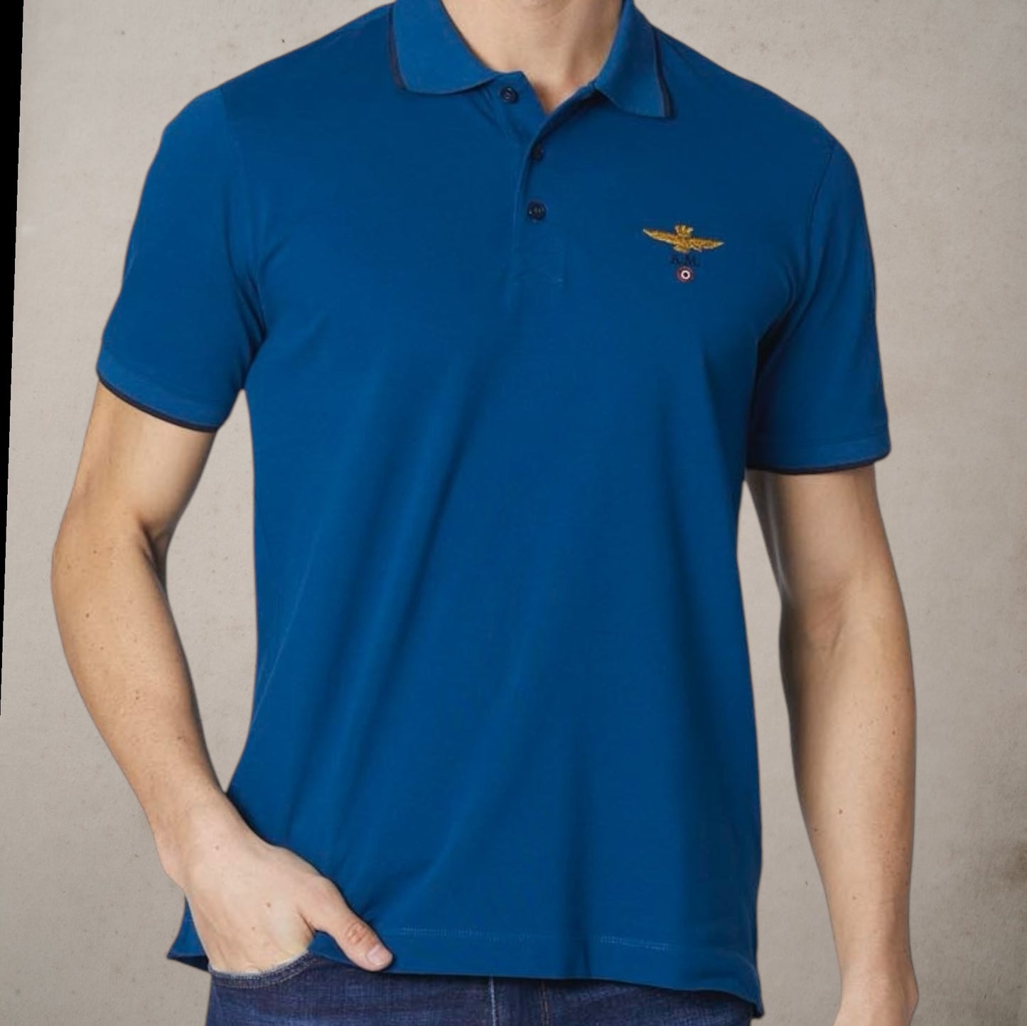 Polo Logo Surf Blue