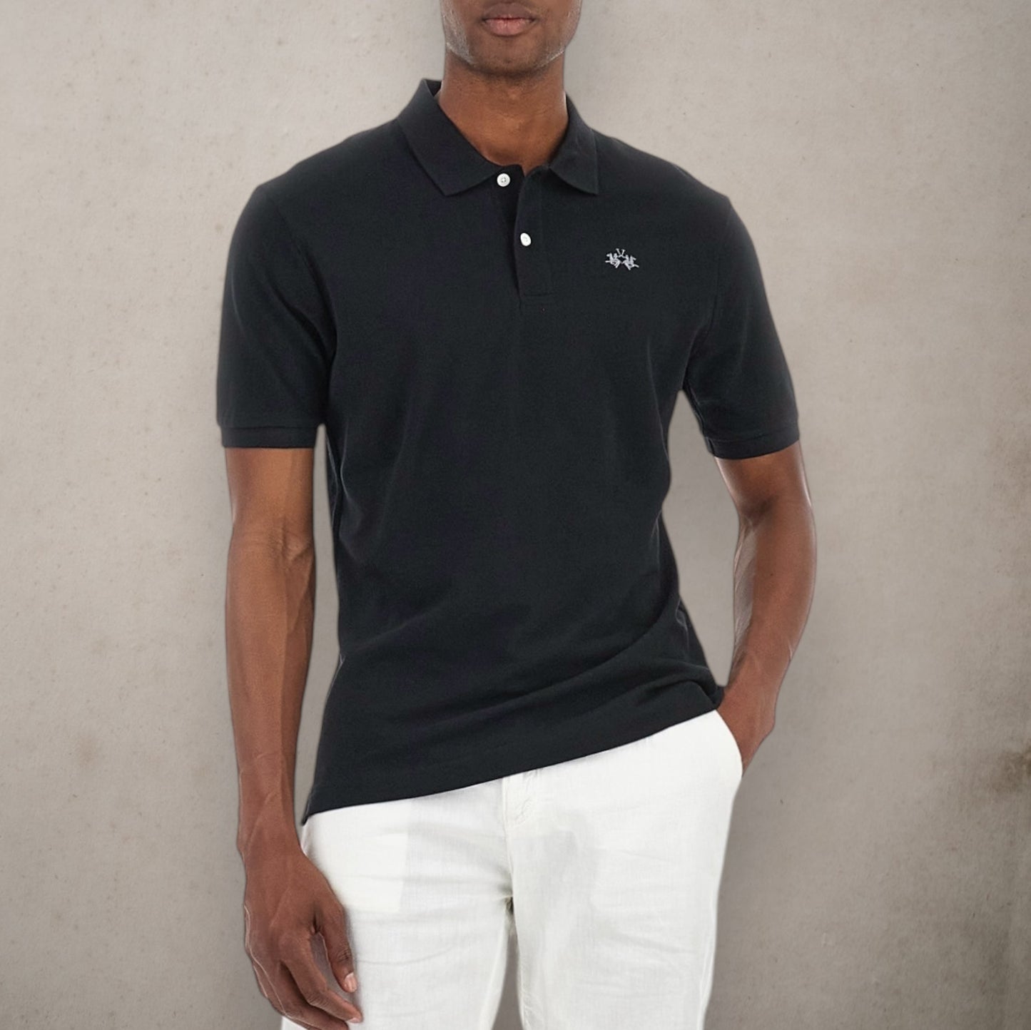 Piquet Polo Black