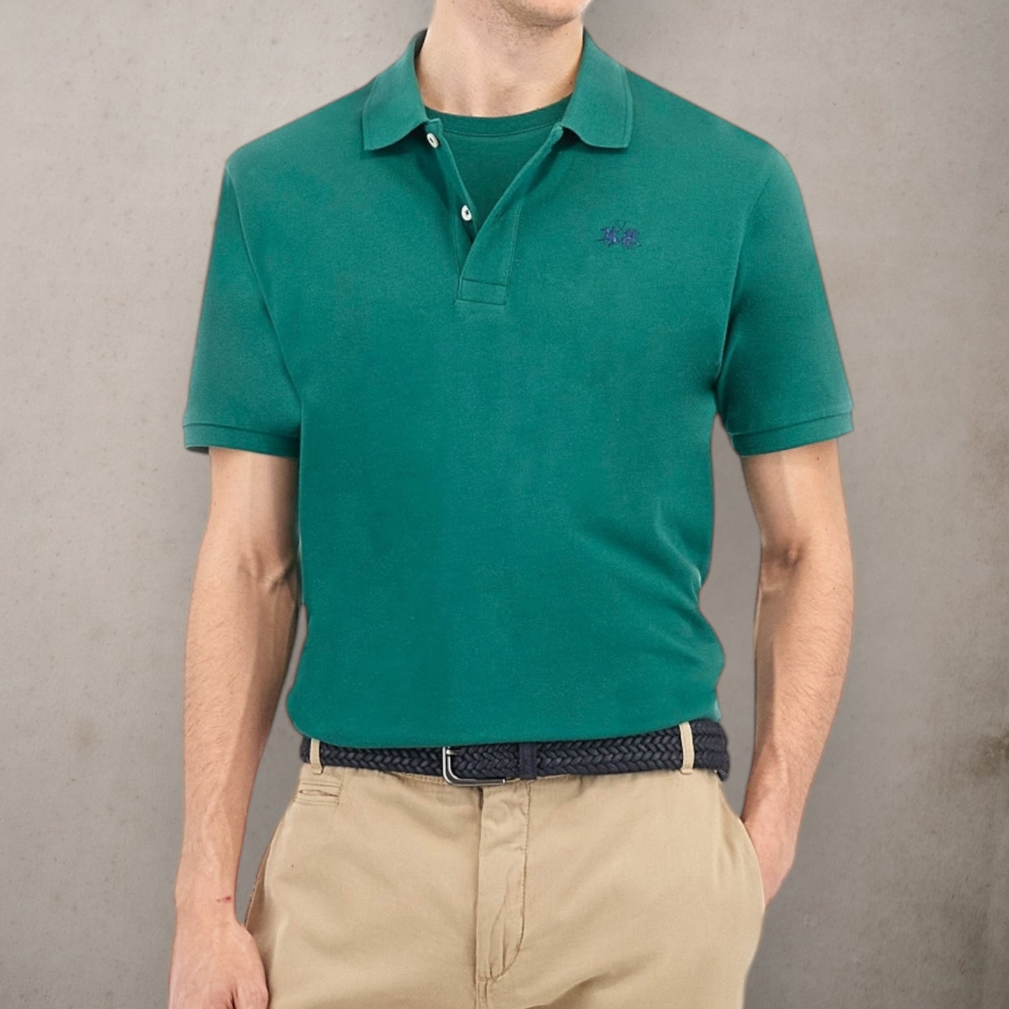 Piquet Polo Green