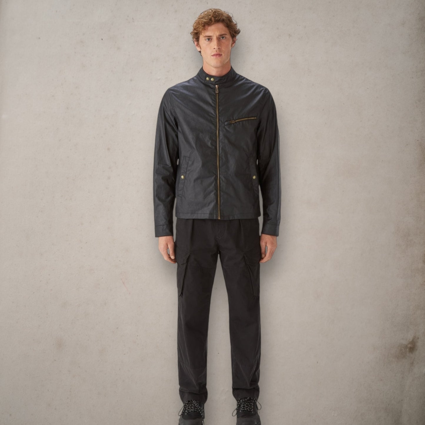 Walkham Jacket Waxed Cotton Black