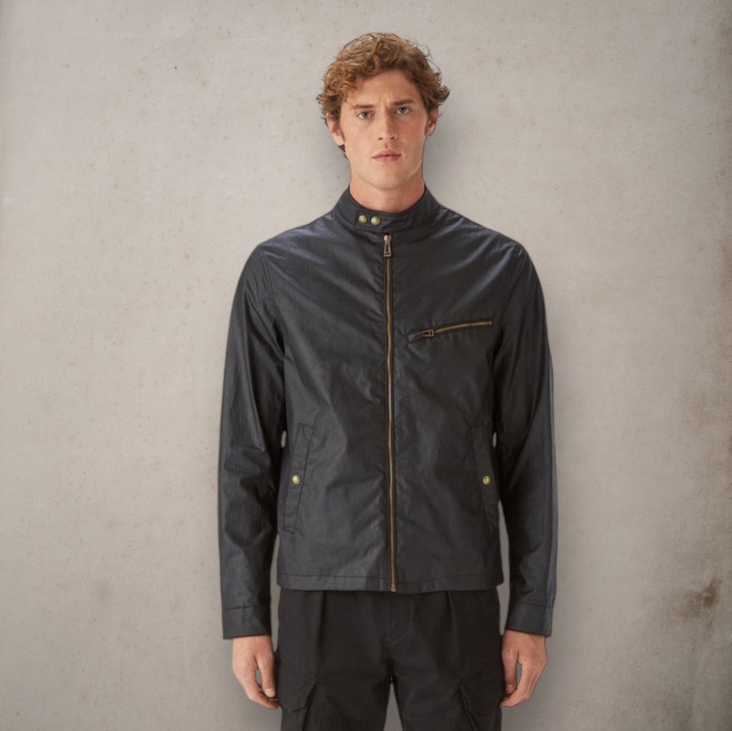 Walkham Jacket Waxed Cotton Black