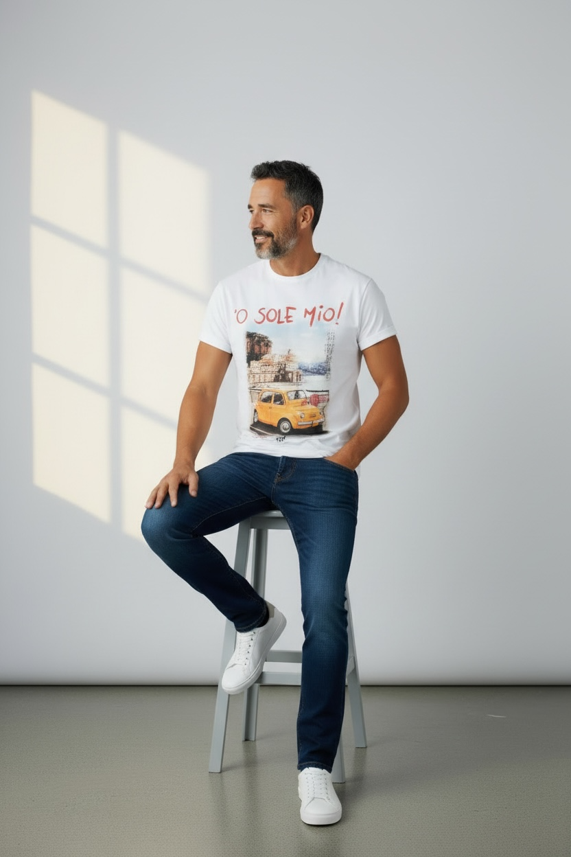 T-shirt O Sole mio - Vaturi