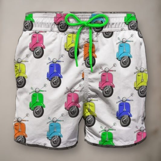 Swim Short Vespa Fluo Party