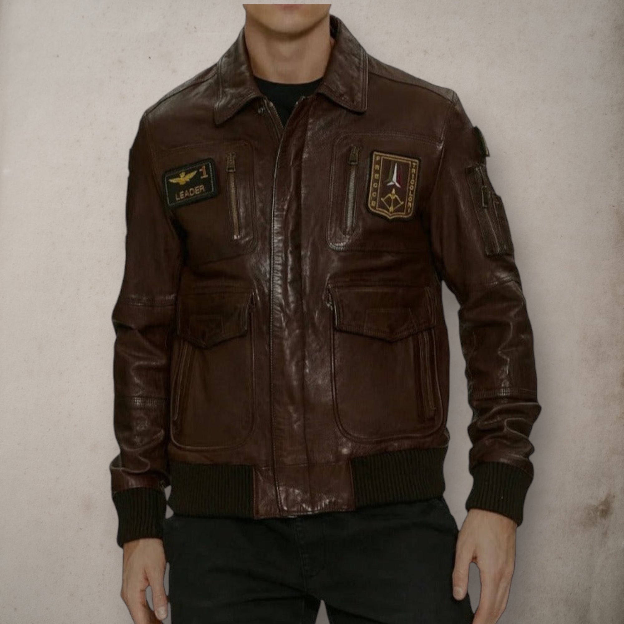 Pilot Leather Jacket Lux Vaturi