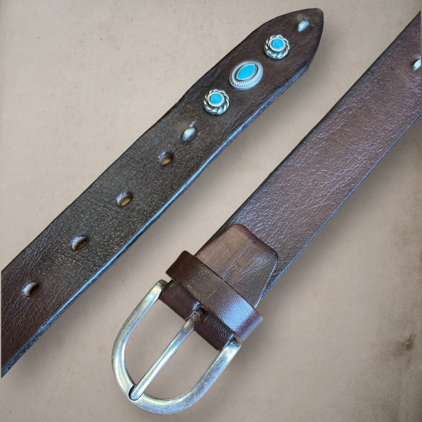 Turquoise Stone  Native Belt  Adjustable