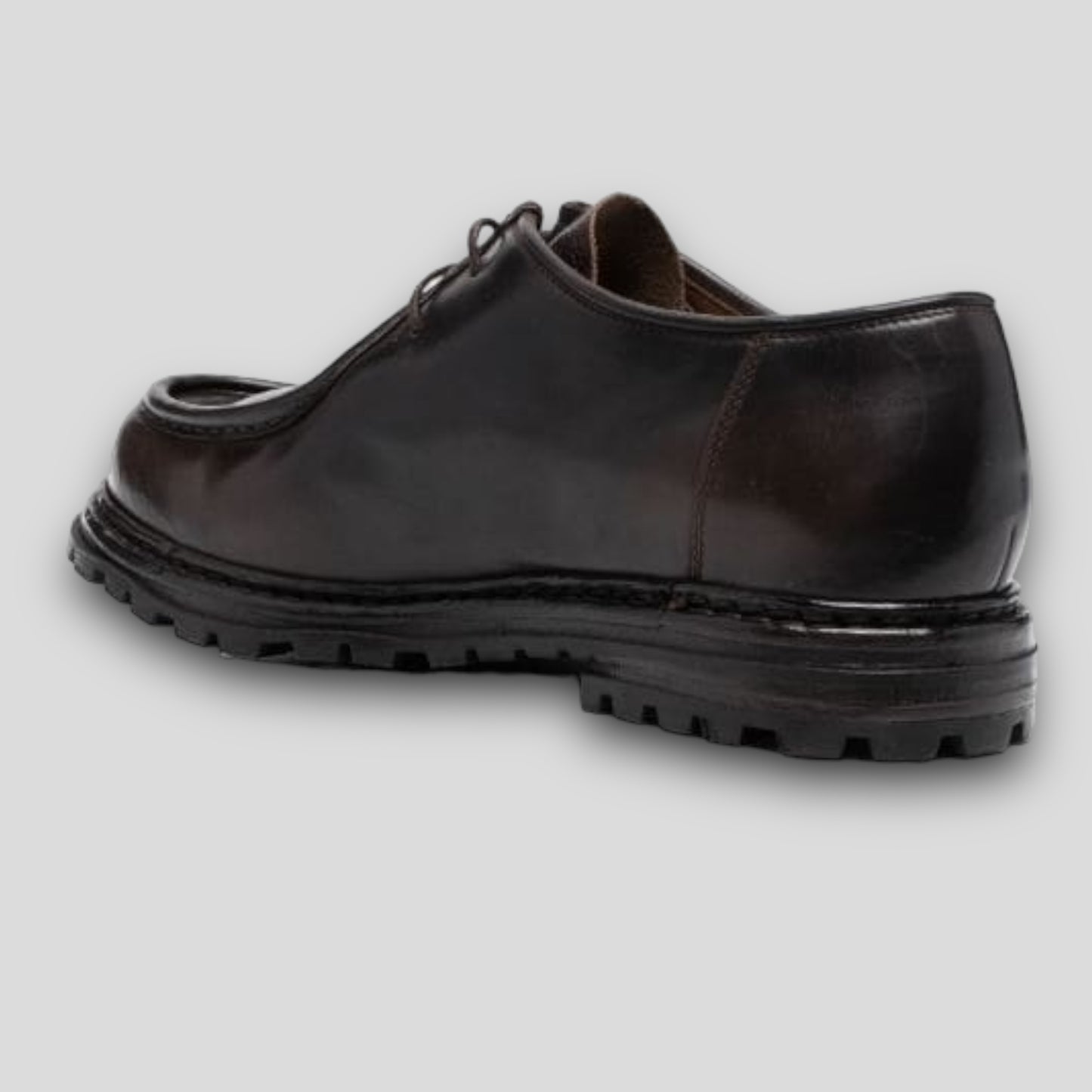 Black Brown Leather Derby Volcov