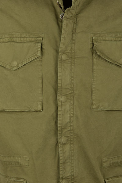 Cotton Field Jacket Green - Vaturi