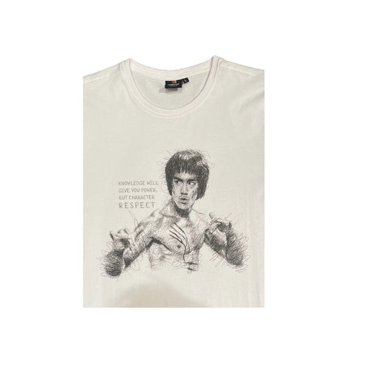 T-shirt White Bruce Lee - Vaturi